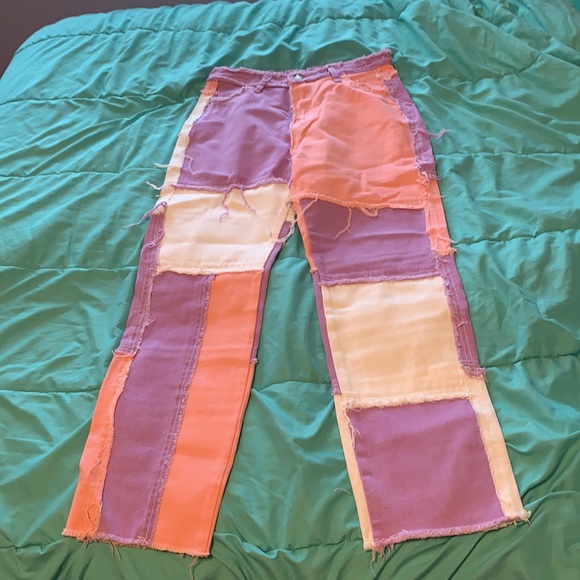 Pastel patchwork pants - Picture 3 of 5
